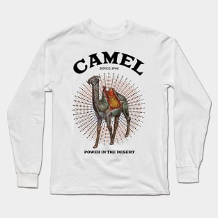 The Camel Power in the desert Long Sleeve T-Shirt